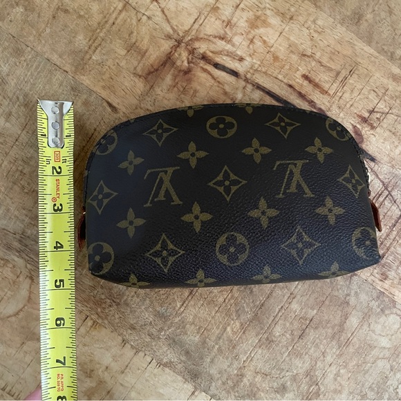 Louis Vuitton Cosmetic Pouch PM Monogram Canvas Travel Pouchette Clutch M47515 - Picture 10 of 12